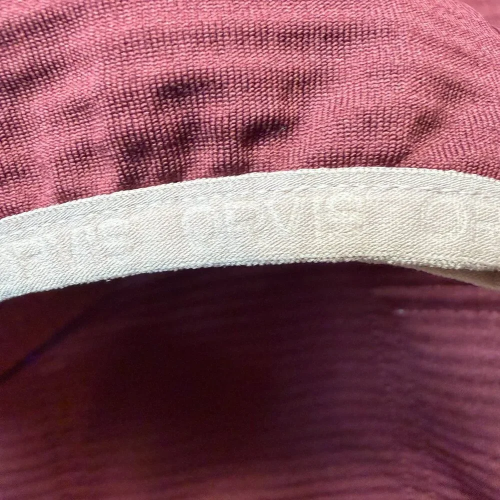 Orvis Quarter Zip Pullover Men’s Maroon Performance Fleece  Outdoor Layer